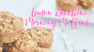 Lemon Zucchini Morning Muffins