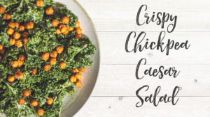 Crispy Chickpea Caesar salad