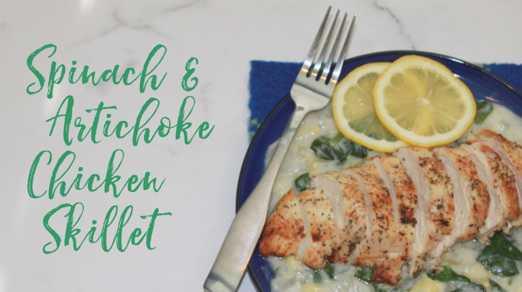 Recipe: Spinach Artichoke Chicken Skillet