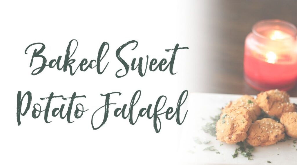 Recipe: Baked Sweet Potato Falafel