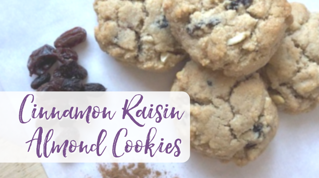 Recipe: Cinnamon Raisin Almond Cookies