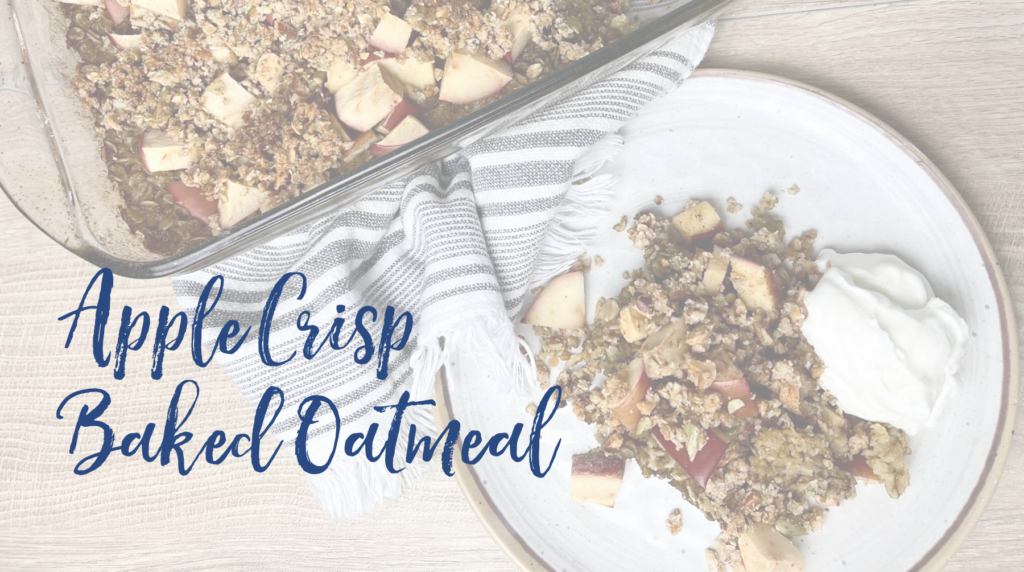 Recipe: Apple Crisp Baked Oatmeal