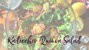 Radicchio Quinoa Salad