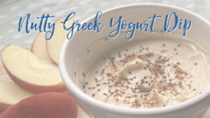 Nutty Greek Yogurt Dip