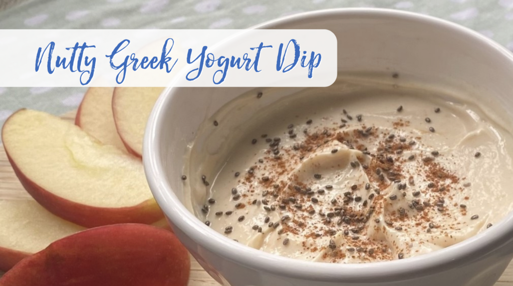 Recipe: Nutty Greek Yogurt Dip