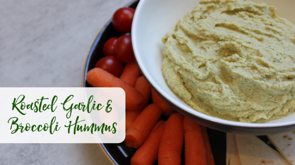 Recipe: Roasted Garlic and Broccoli Hummus