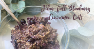 Fiber-full Blueberry Cinnamon Oats